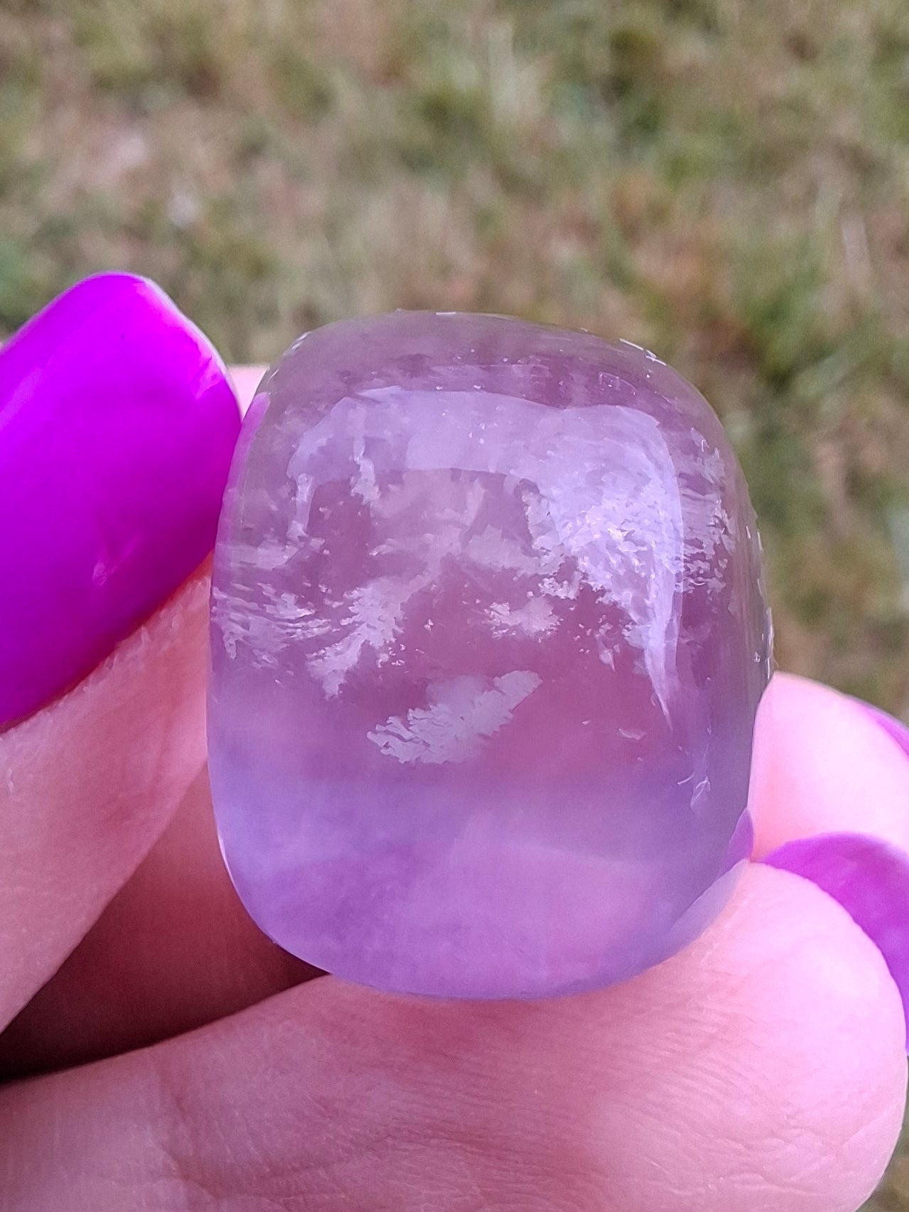 Fluorite, Tumble Stone, Crystal (Ref: T52)