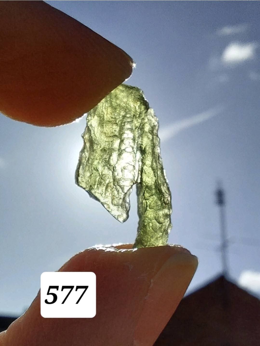 Moldavite Piece, 1.09g, Tektite (Ref: 577)