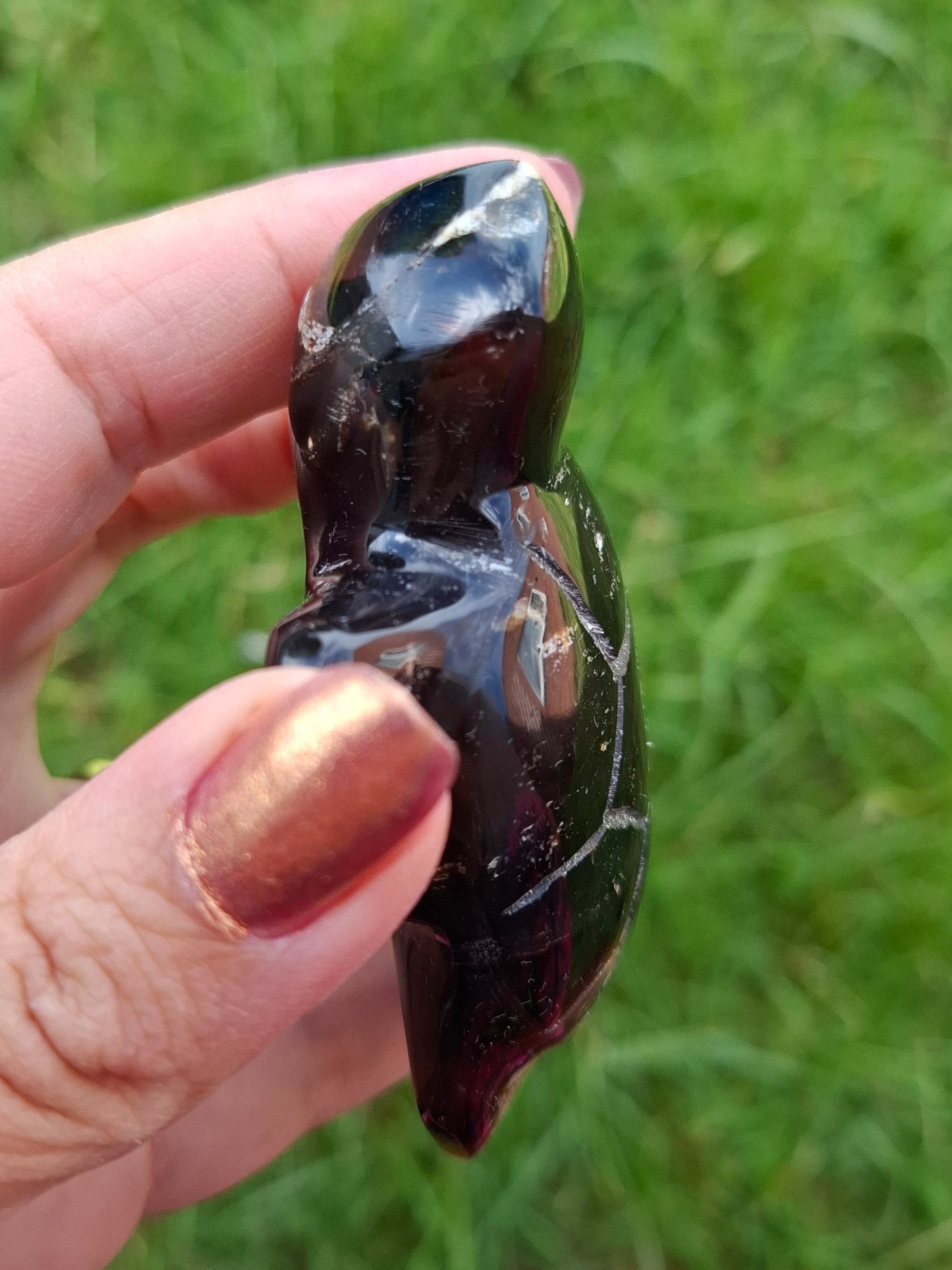 Red Amber Turtle, 56.87g, Carving, Fossil (Ref: TT2)