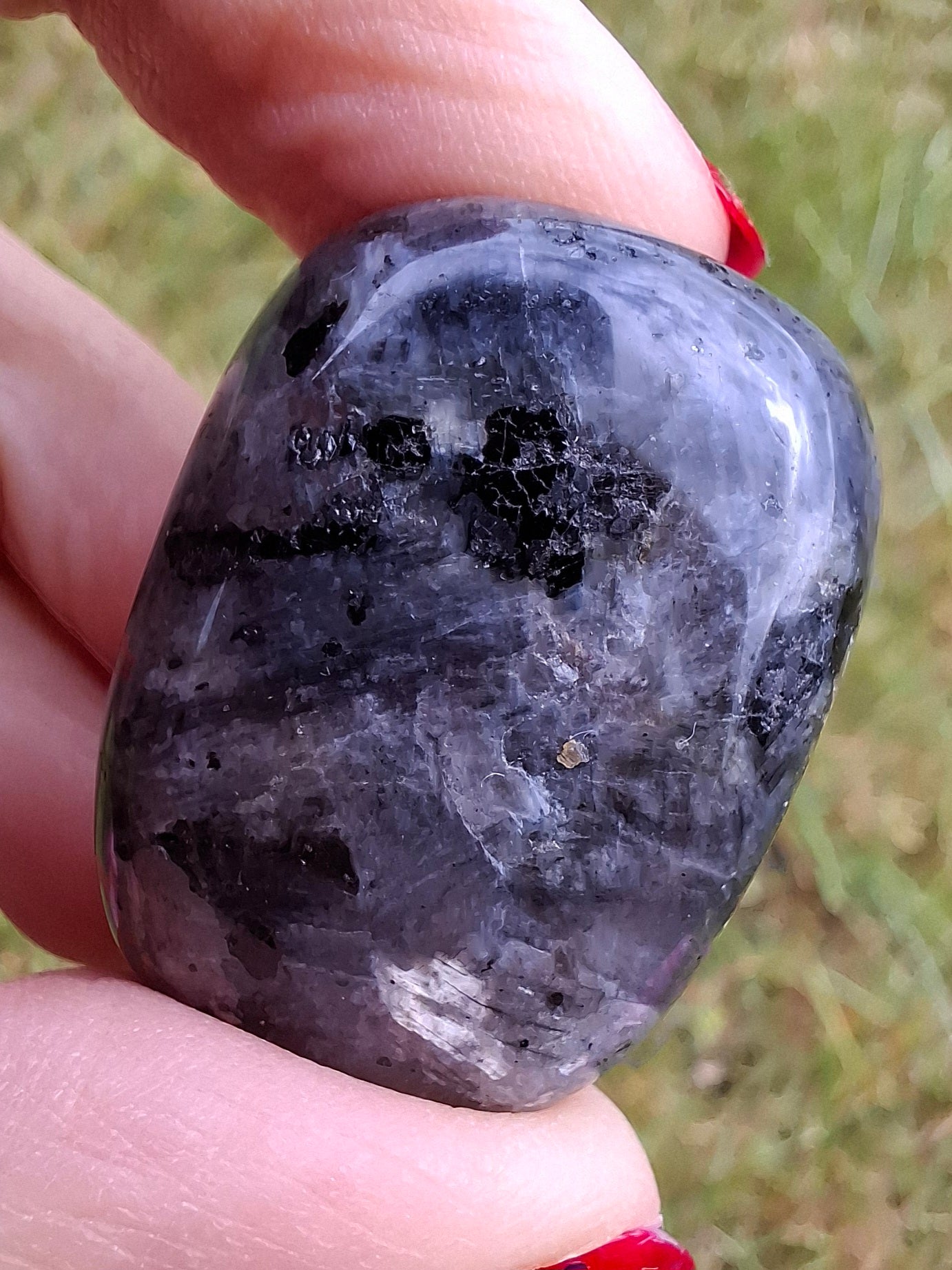 Larvikite, Tumble Stone, Crystal (Ref: T126)