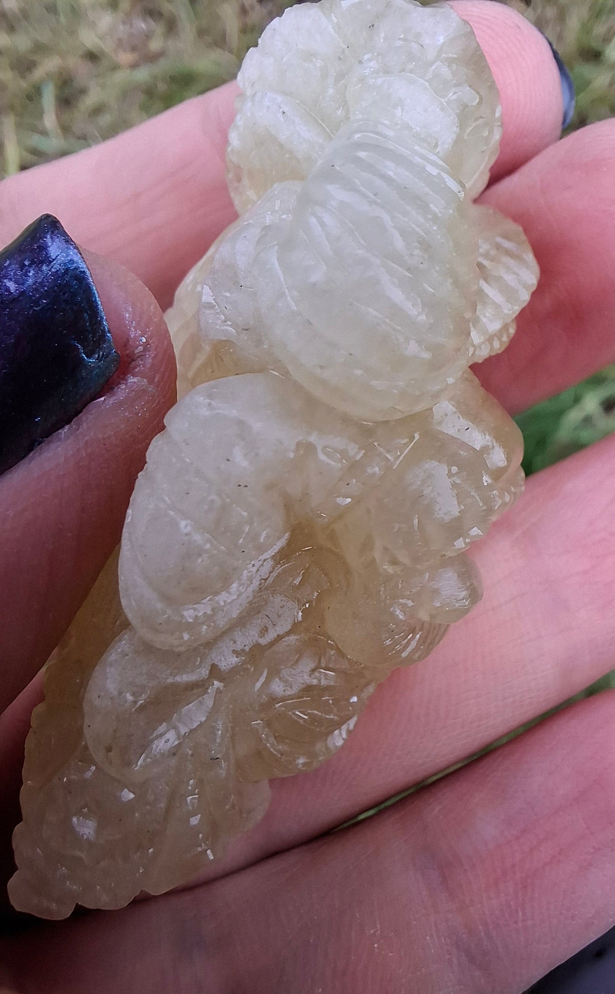 Libyan Desert Glass GANESHA craving, 31.21g, Tektite (Ref: Ganesha2)