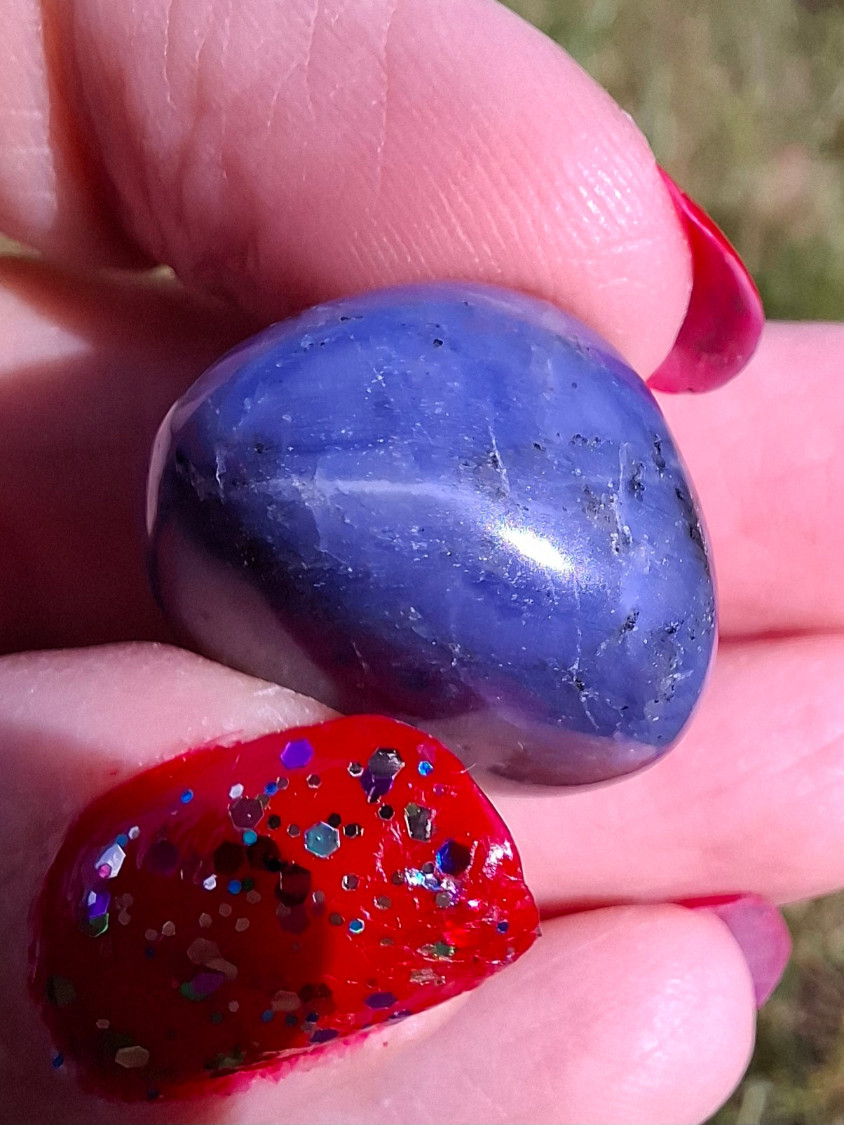 Sodalite, Tumble Stone, Crystal (Ref: T151)