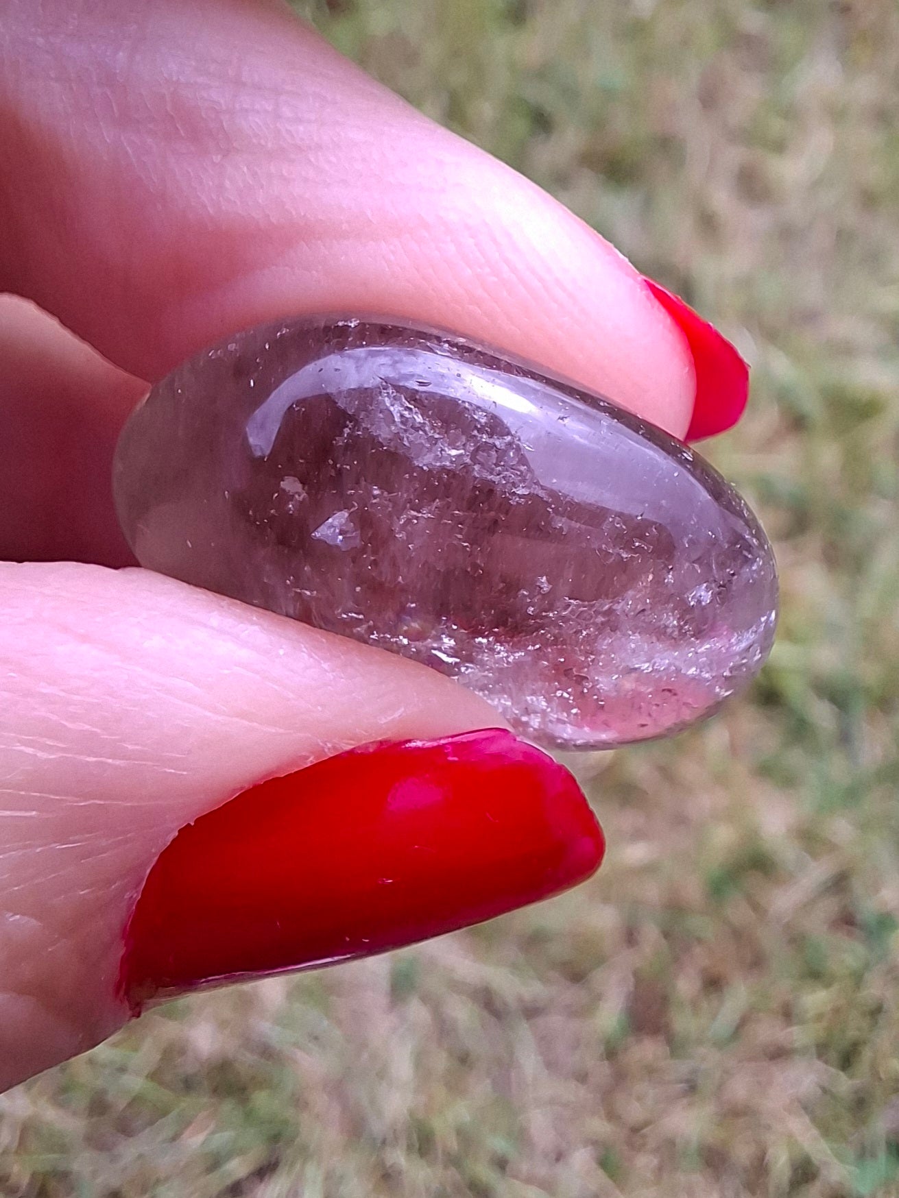 Smoky Quartz, Tumble Stone, Crystal (Ref: T107)