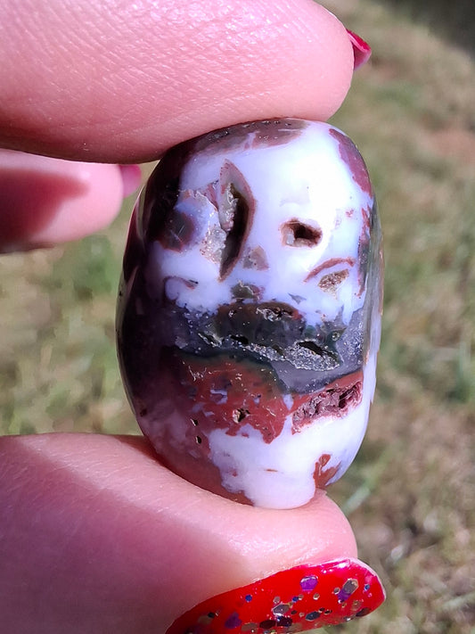 Ocean Jasper, Tumble Stone, Crystal (Ref: T198)