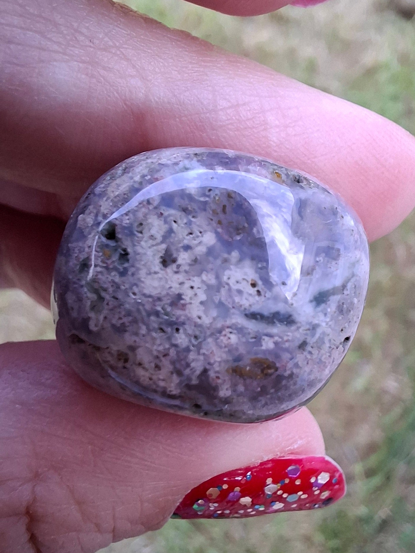 Ocean Jasper, Tumble Stone, Crystal (Ref: T205)