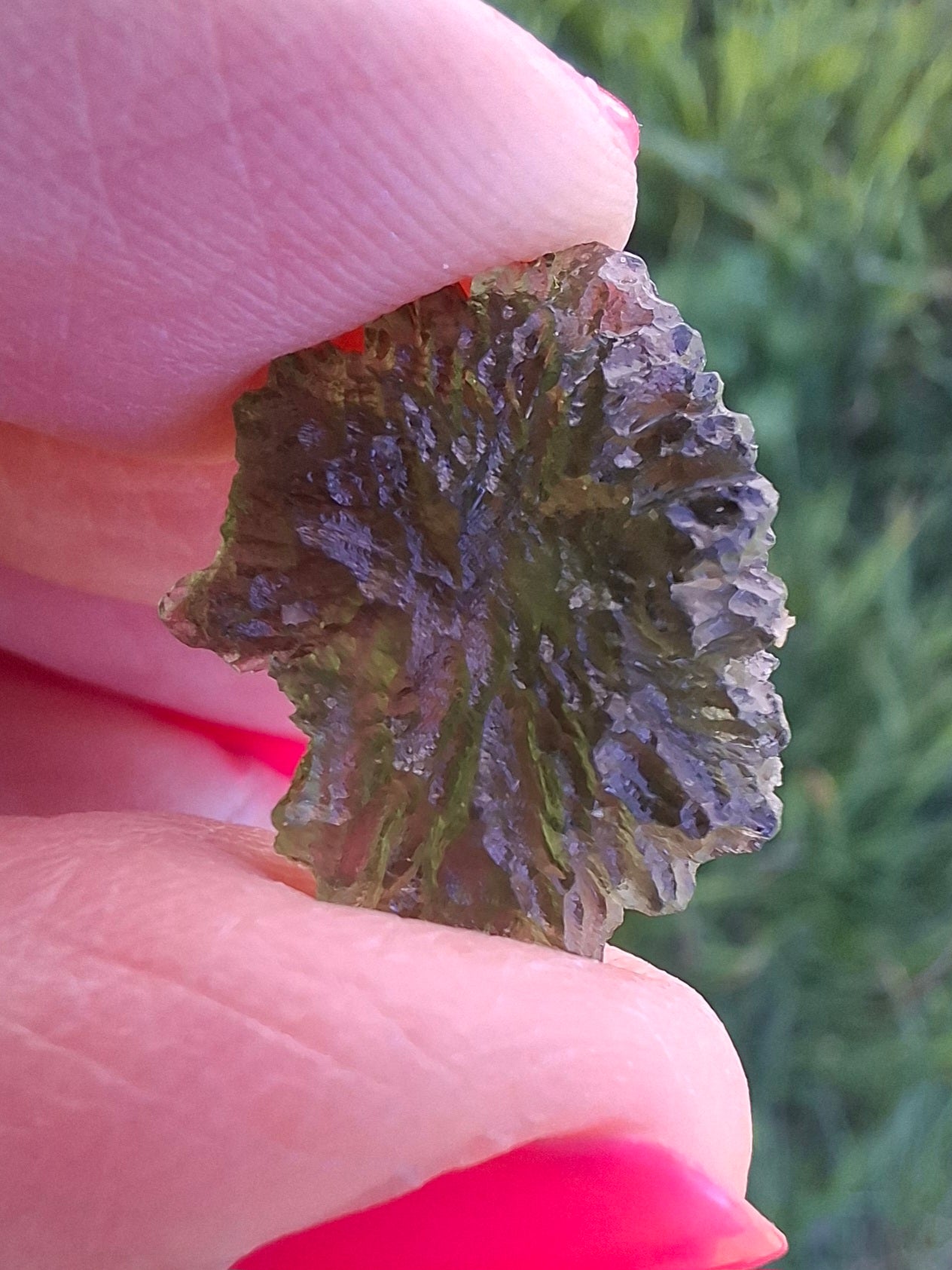 Moldavite Piece, 2.23g, Tektite (Ref: 1401)