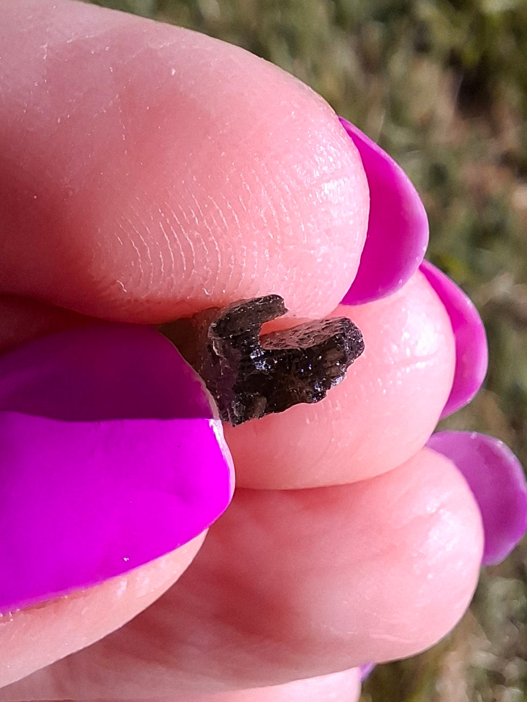 Moldavite Piece, 0.49g, Tektite (Ref: 1452)