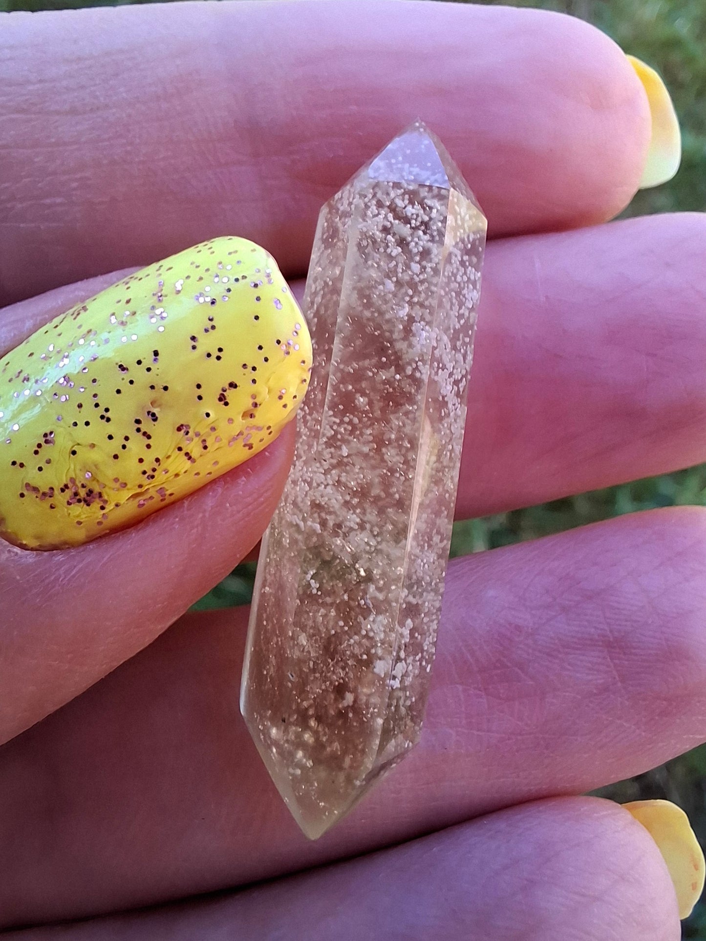 Libyan Desert Glass DT Carving, 3.94g, Tektite (Ref: LDT5)