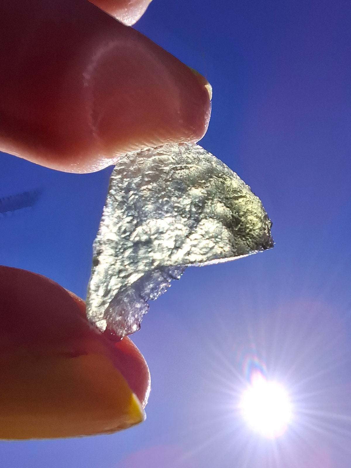 Moldavite Piece, 1.03g, Tektite (Ref: 1516)