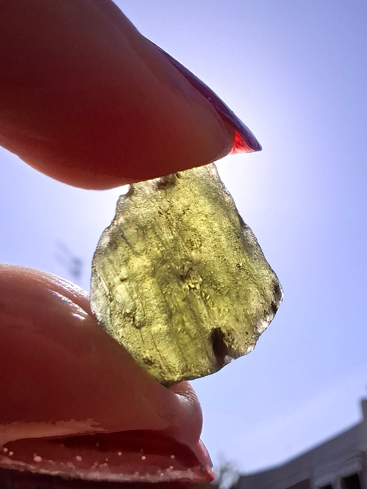 Moldavite Piece, 2.06g, Tektite (Ref: 1467)