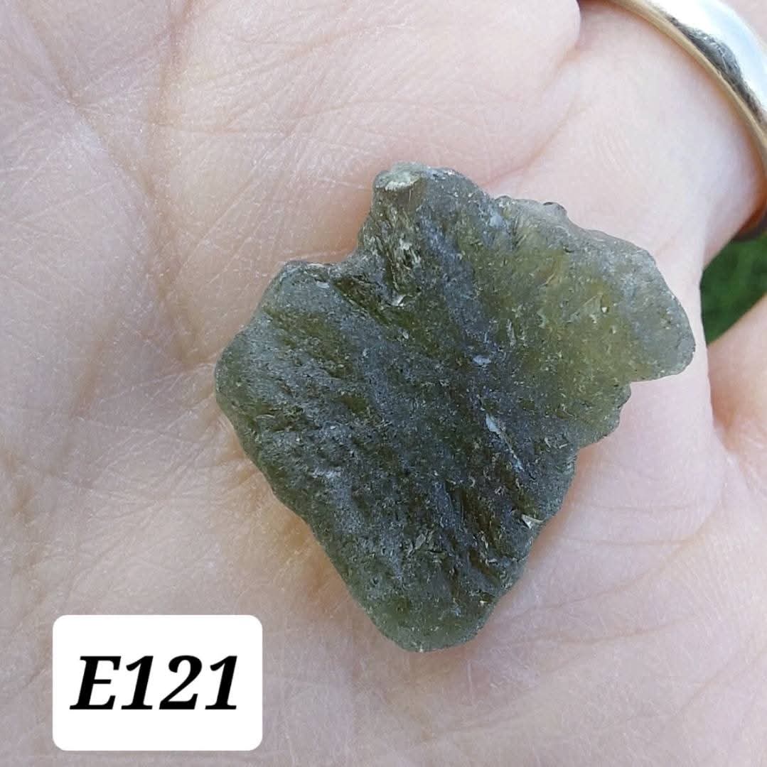 Moldavite Piece, 2.78g, Tektite (Ref: E121)