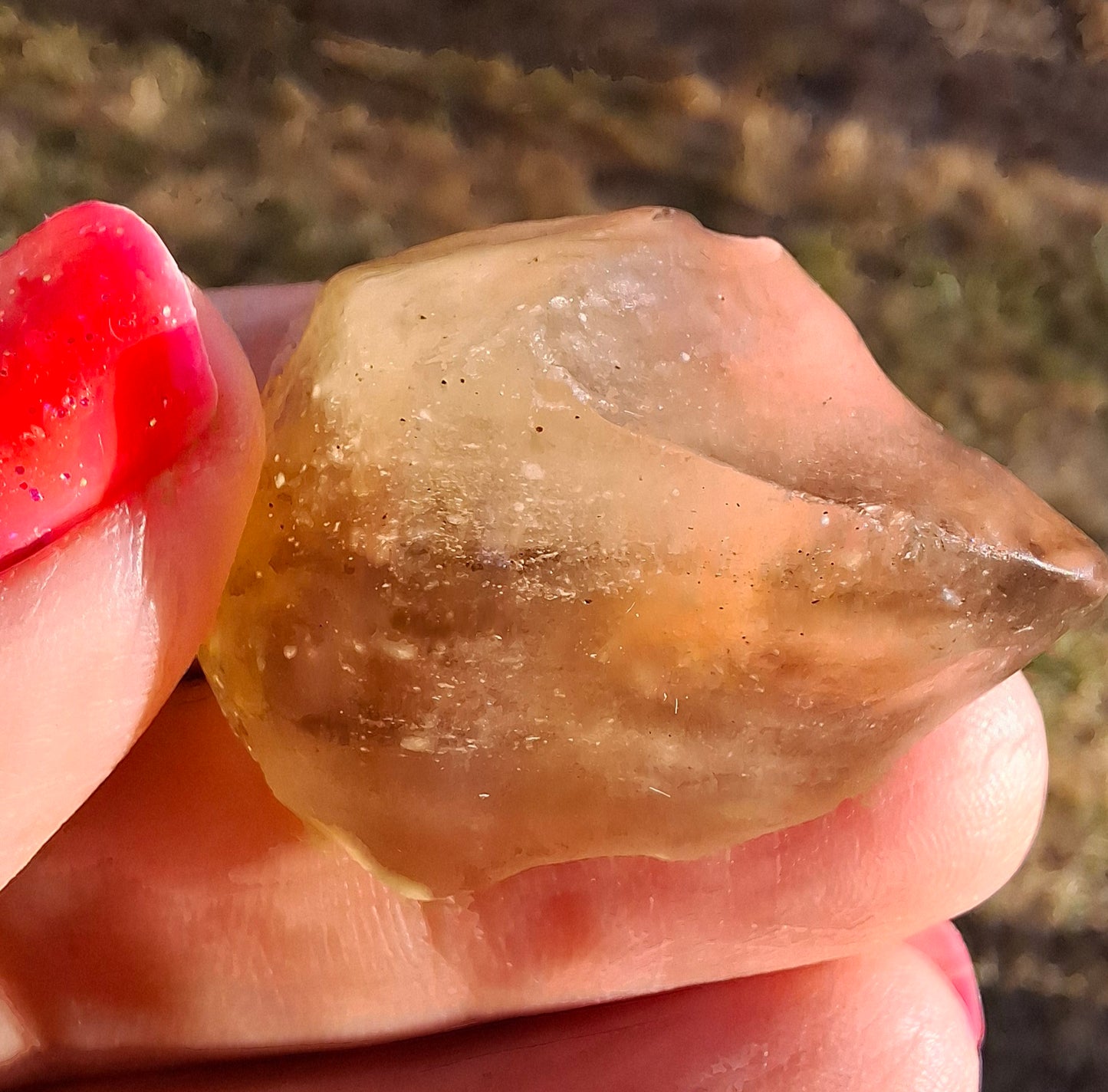 Libyan Desert Glass (darker) Piece, 12.00g, Tektite (Ref: L1377)