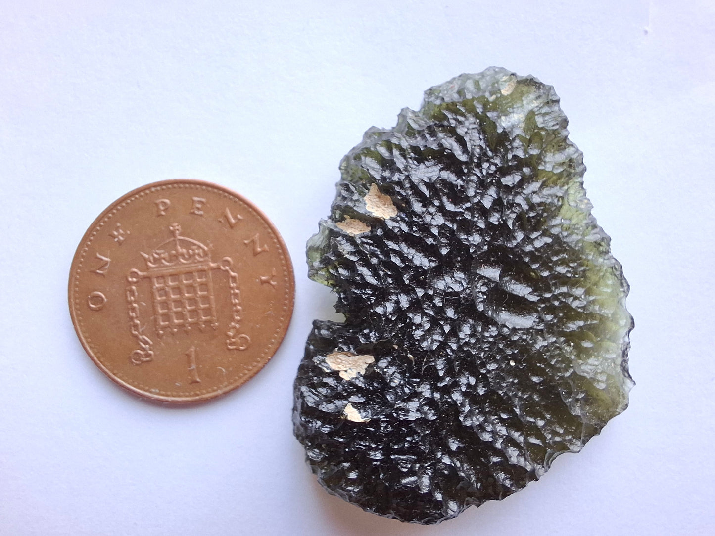 Moldavite Piece, CHLUM, 11.18g, Tektite (Ref: 1166)