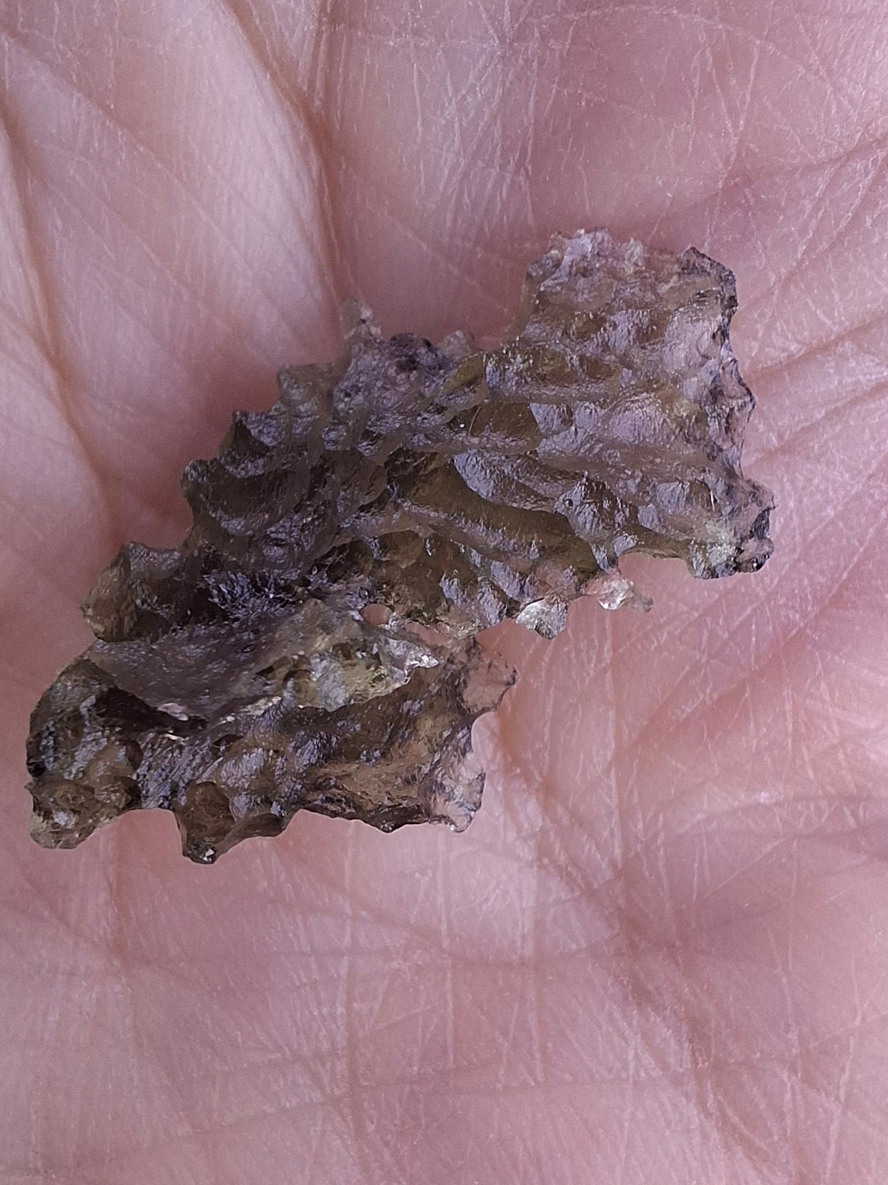 Moldavite Piece, JEZKOVNA BESEDNICE, 1.50g, Tektite (Ref: 1277)