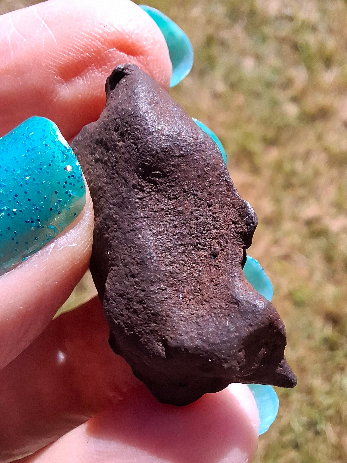 Gebel Kamil Iron Meteorite, 17.54g (Ref: K49)