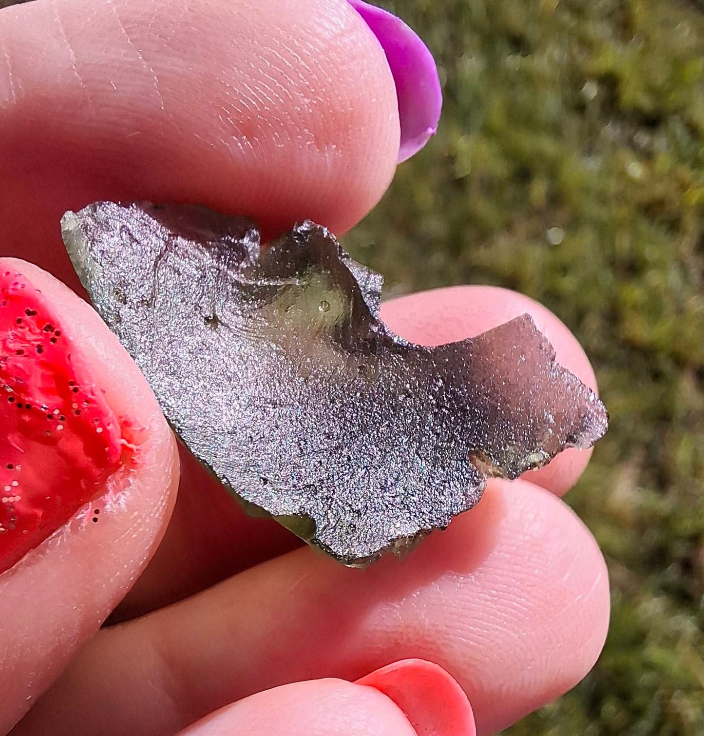 Moldavite Piece, 2.79g, Tektite (Ref: 1300)