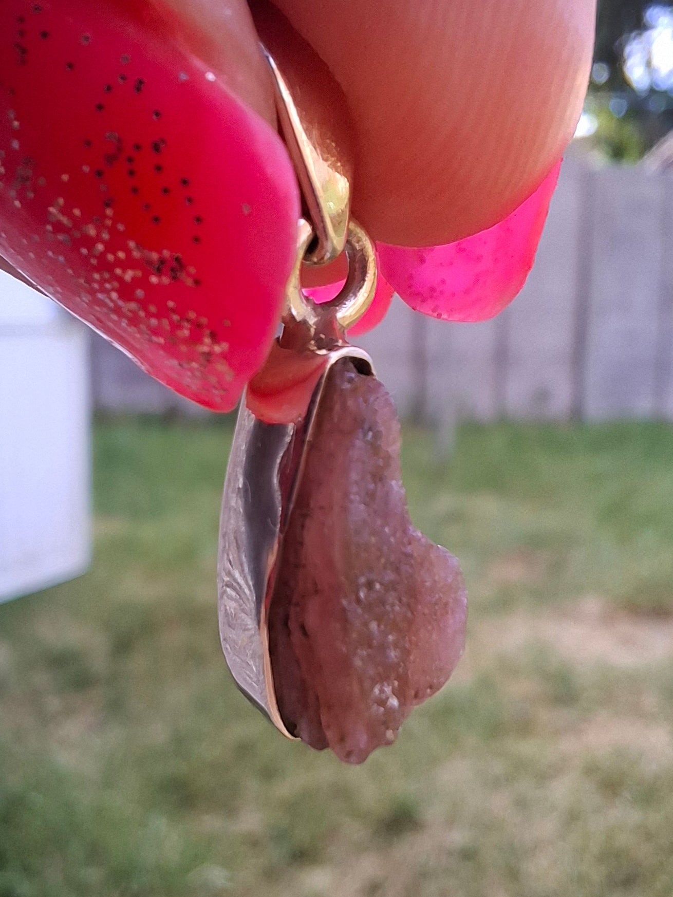 Pink Tourmaline Pendant, 925 Silver, Crystal (Ref: PT95)