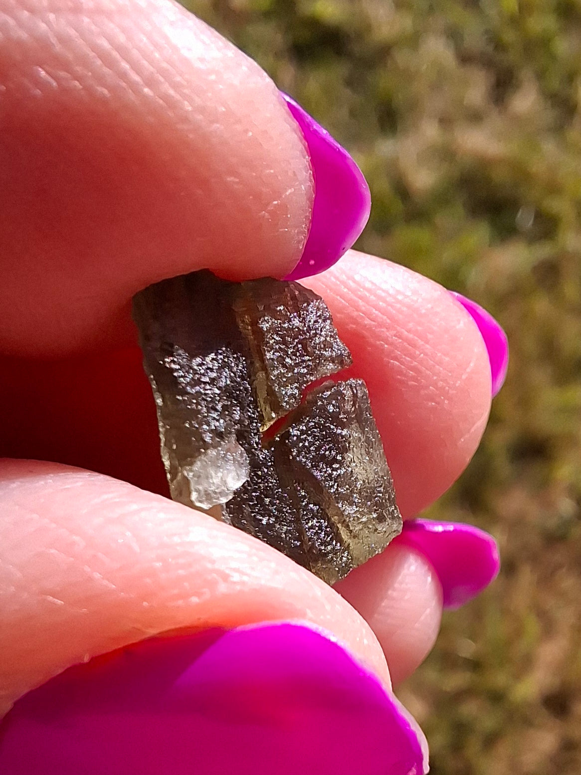 Moldavite Piece, 1.00g, Tektite (Ref: 1442)