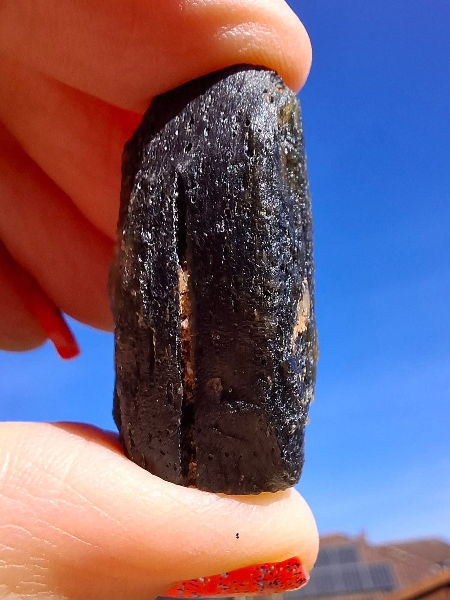 Moldavite Piece, JAKULE, 18.55g, Tektite (Ref: 1172)