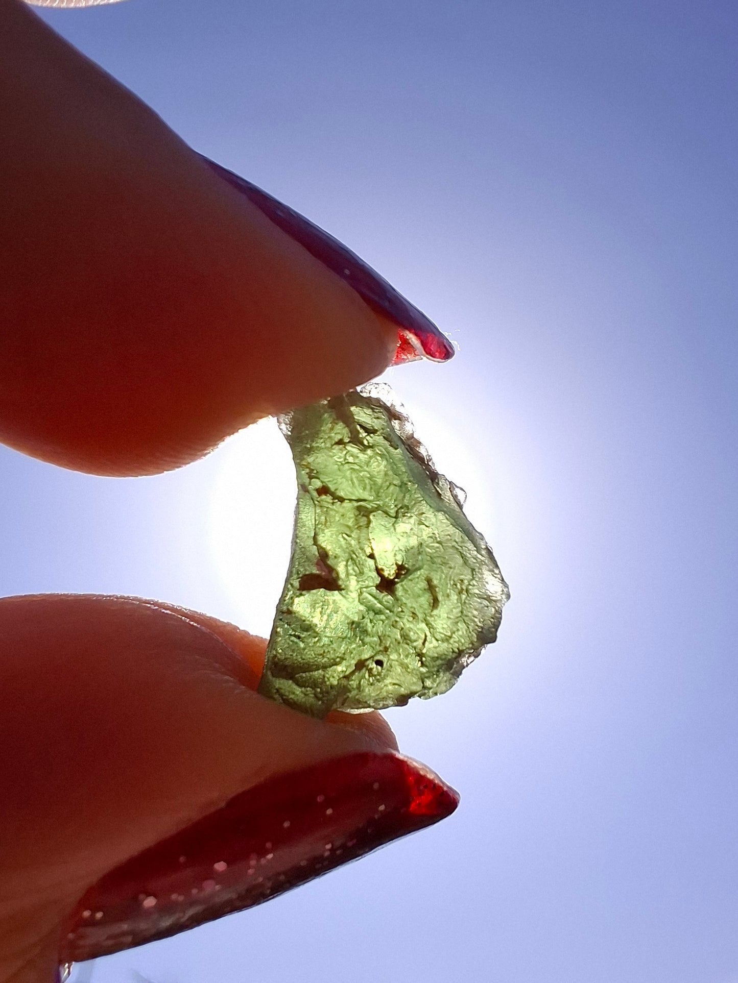 Moldavite Piece, 1.23g, Tektite (Ref: 1484)