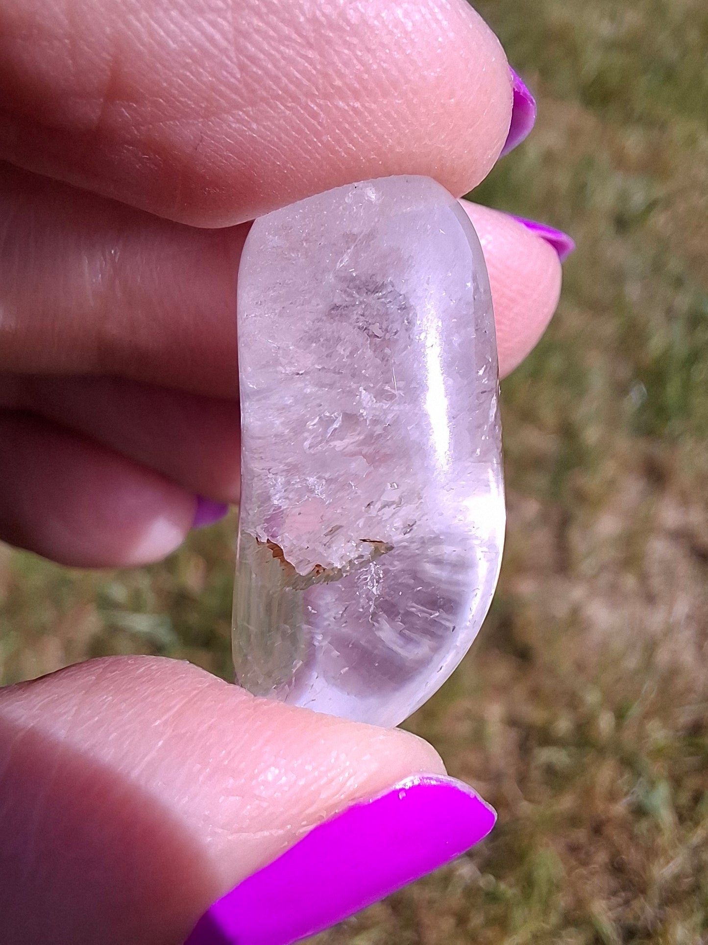 Clear Quartz, Tumble Stone, Crystal (Ref: T28)