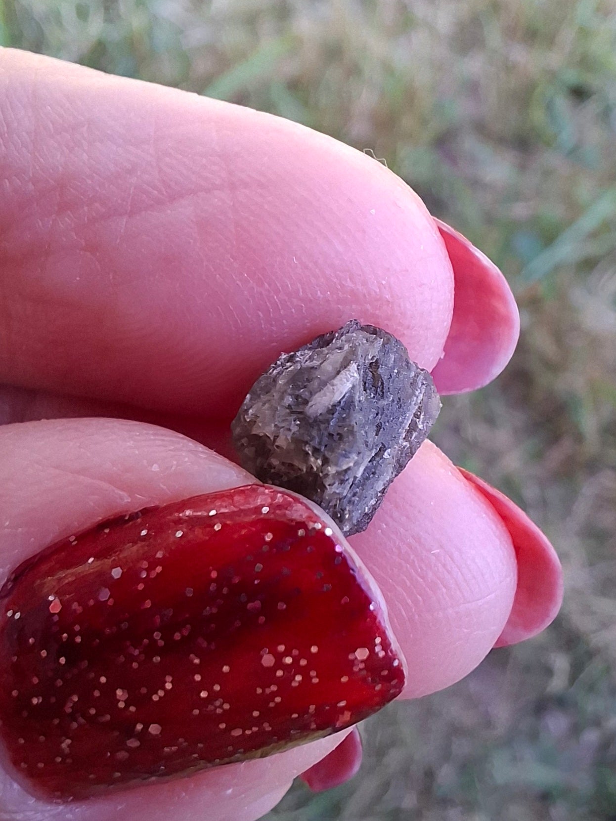 Moldavite Piece, 0.59g, Tektite (Ref: 1472)