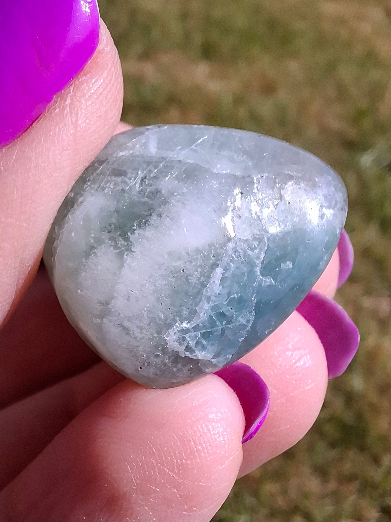 Fluorite, Tumble Stone, Crystal (Ref: T56)