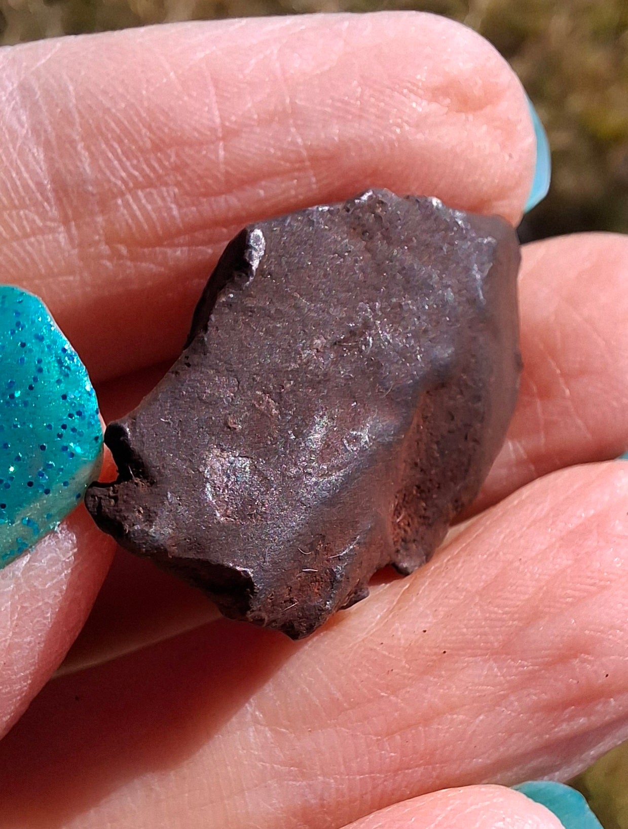 Gebel Kamil Iron Meteorite, 13.55g (Ref: K41)