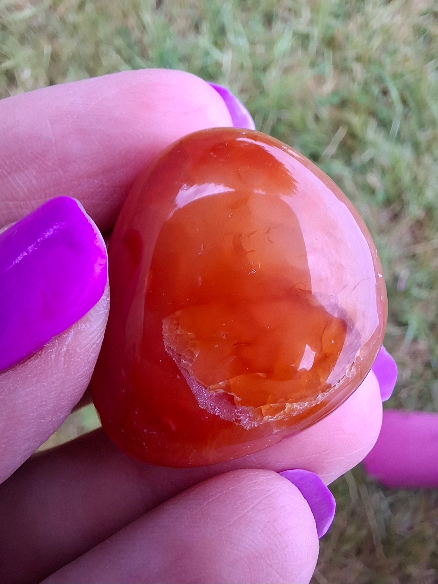 Carnelian, Tumble Stone, Crystal (Ref: T62)