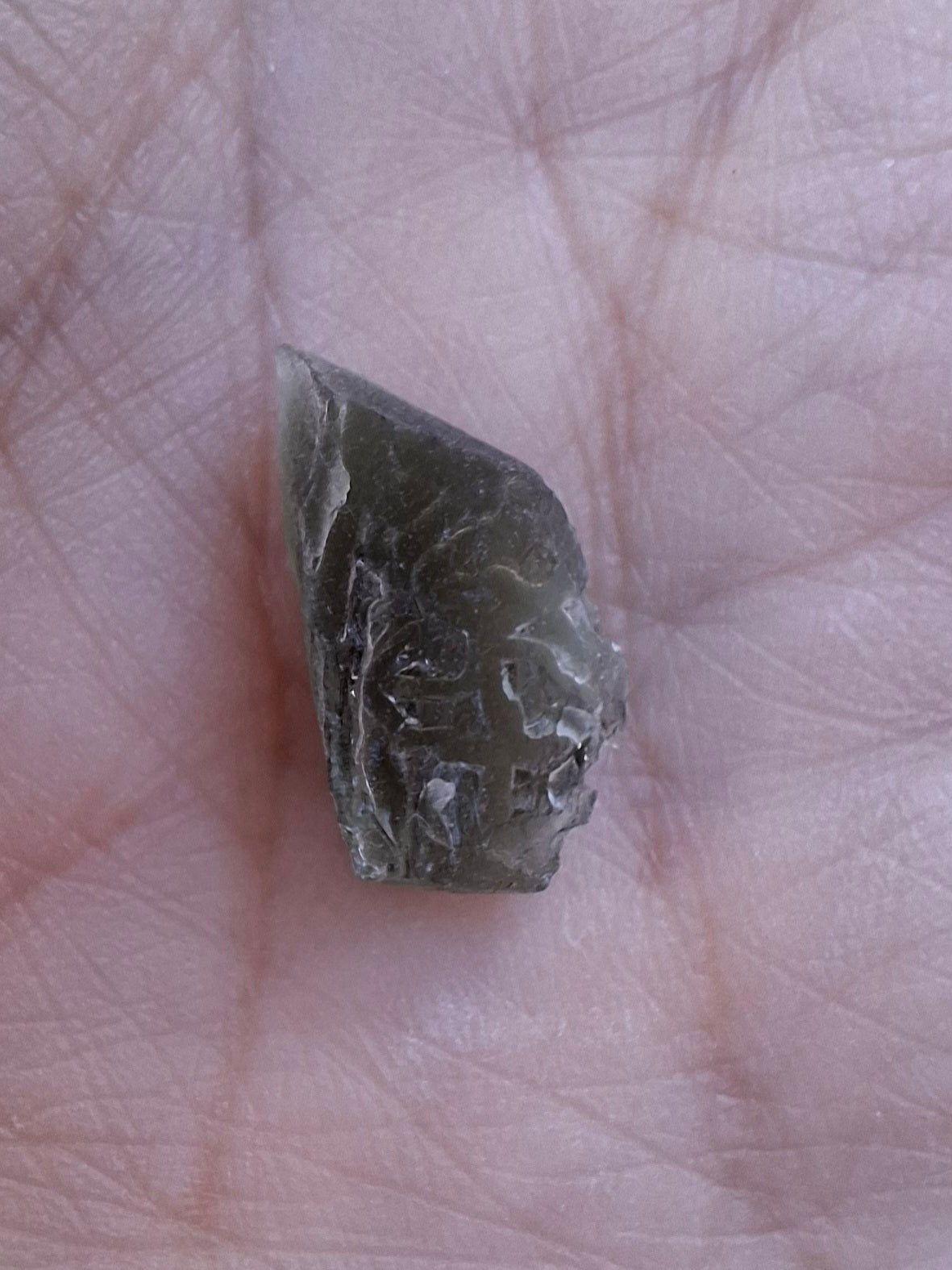 Moldavite Piece, 0.79g, Tektite (Ref: 1441)