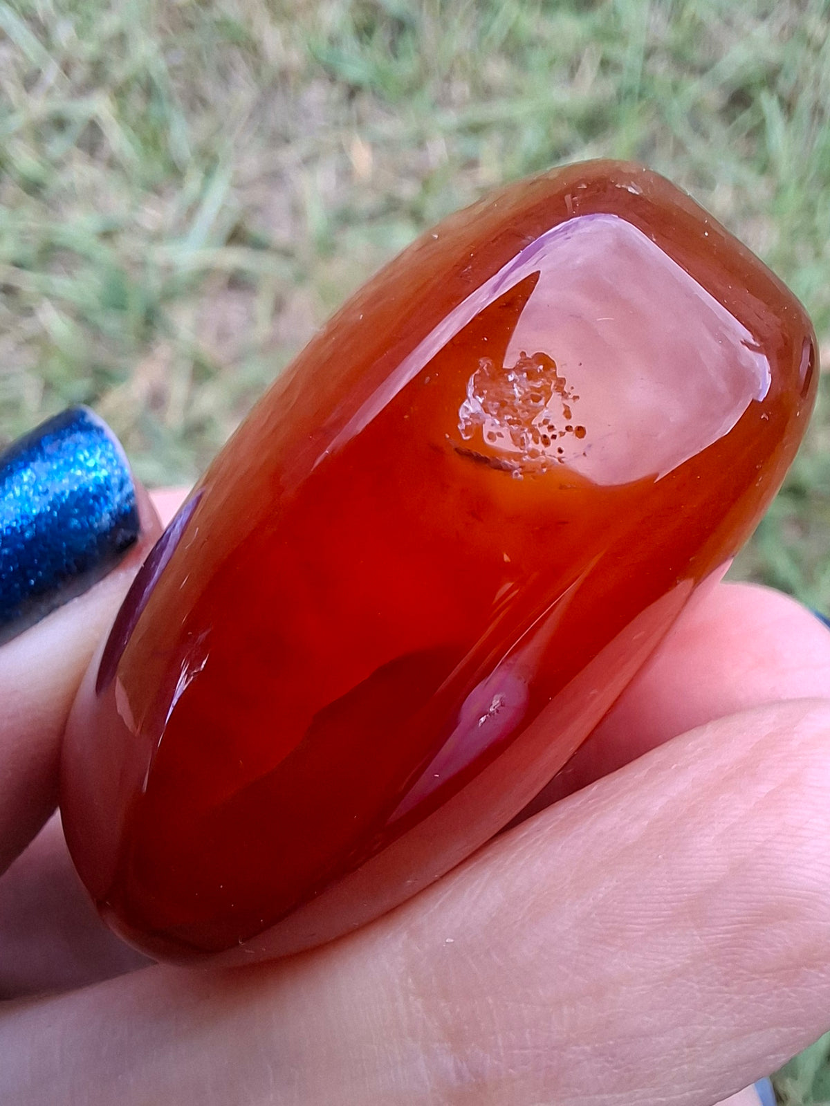 Druzy Carnelian Heart, Crystal (Ref: DCH1)