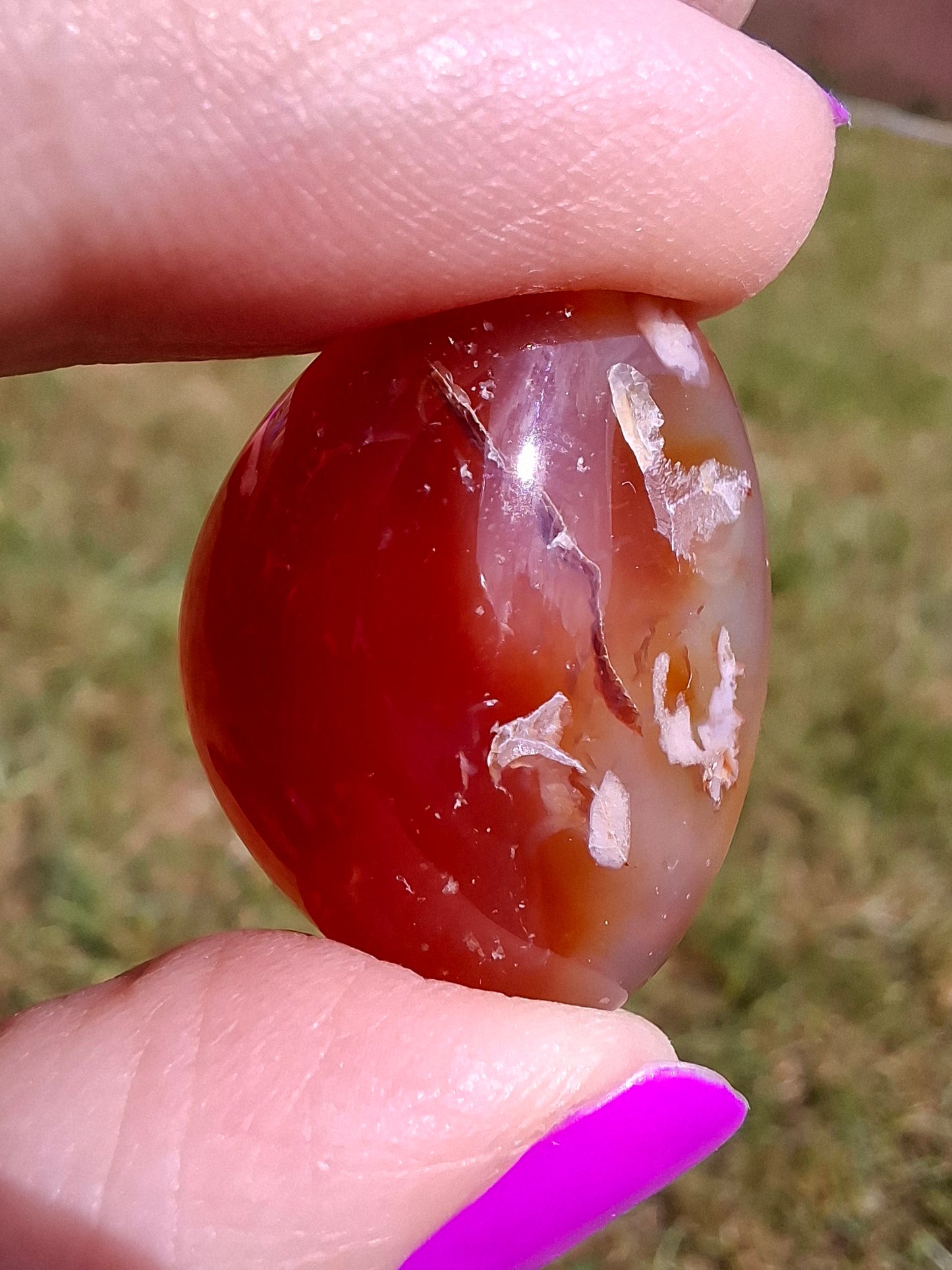 Carnelian, Tumble Stone, Crystal (Ref: T61)