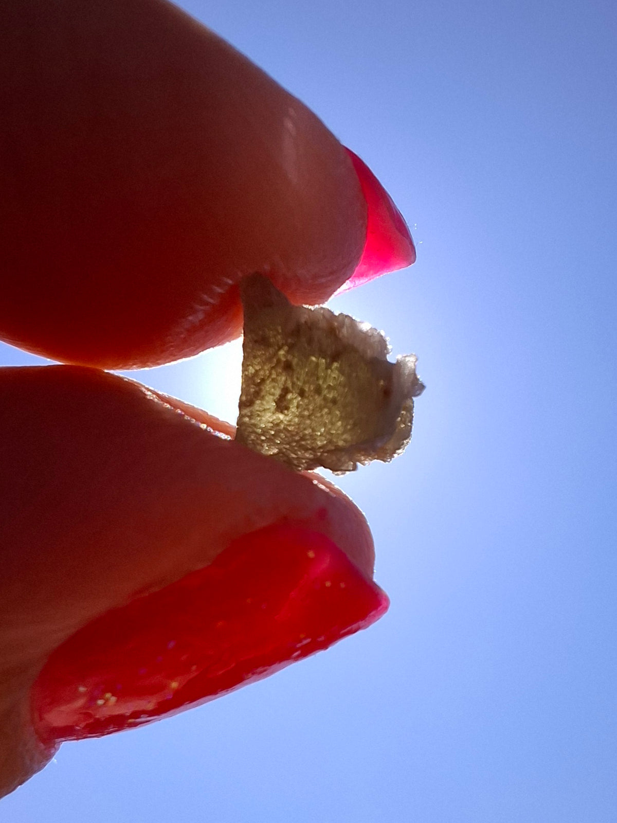 Moldavite Piece, SNOWFLAKE, FROSTED, BRUSNA, 0.36g, Tektite (Ref: 1506)