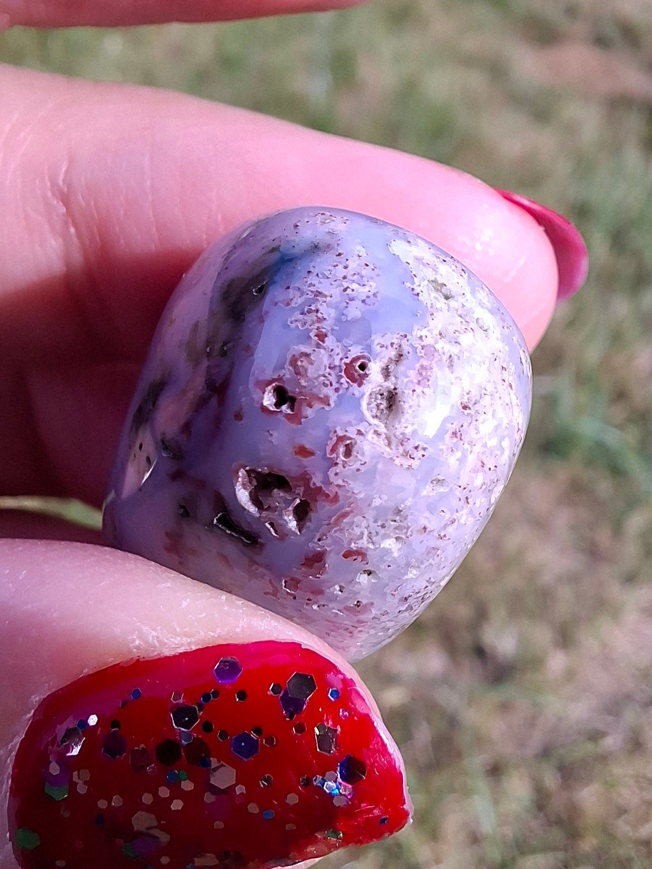 Ocean Jasper, Tumble Stone, Crystal (Ref: T203)