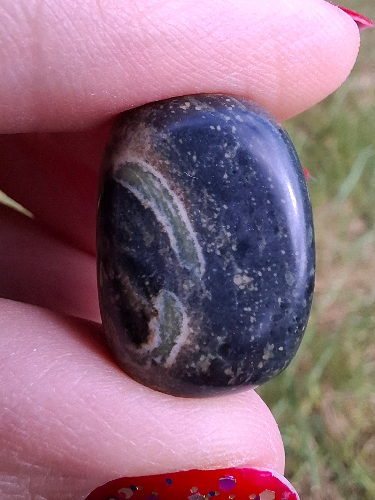 Kambaba Jasper, Tumble Stone, Crystal (Ref: T162)
