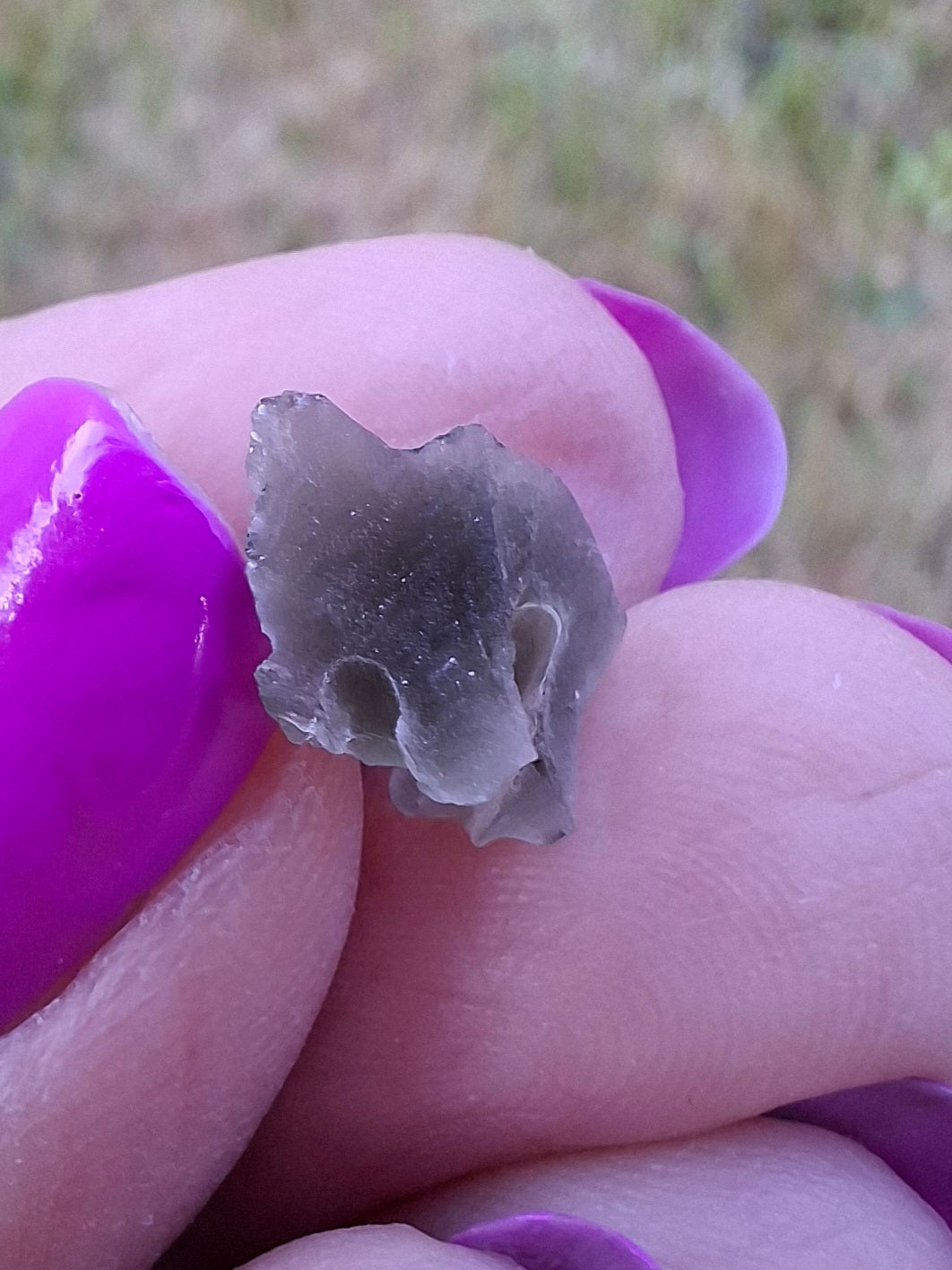 Moldavite Piece, 0.45g, Tektite (Ref: 1444)