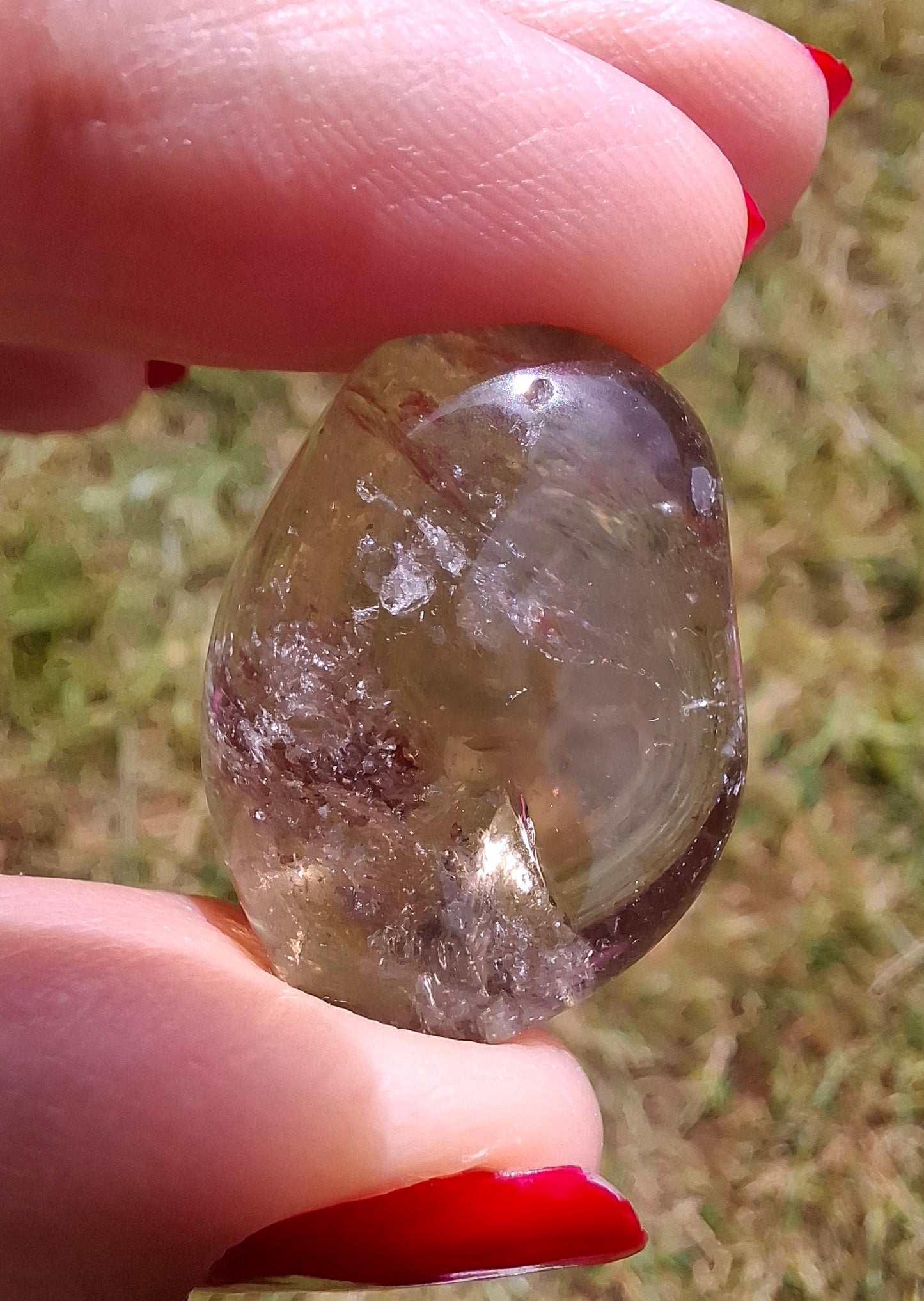 Smoky Quartz, Tumble Stone, Crystal 🌈 (Ref: T103)