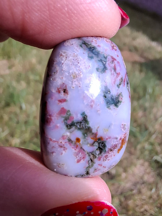 Ocean Jasper, Tumble Stone, Crystal (Ref: T203)