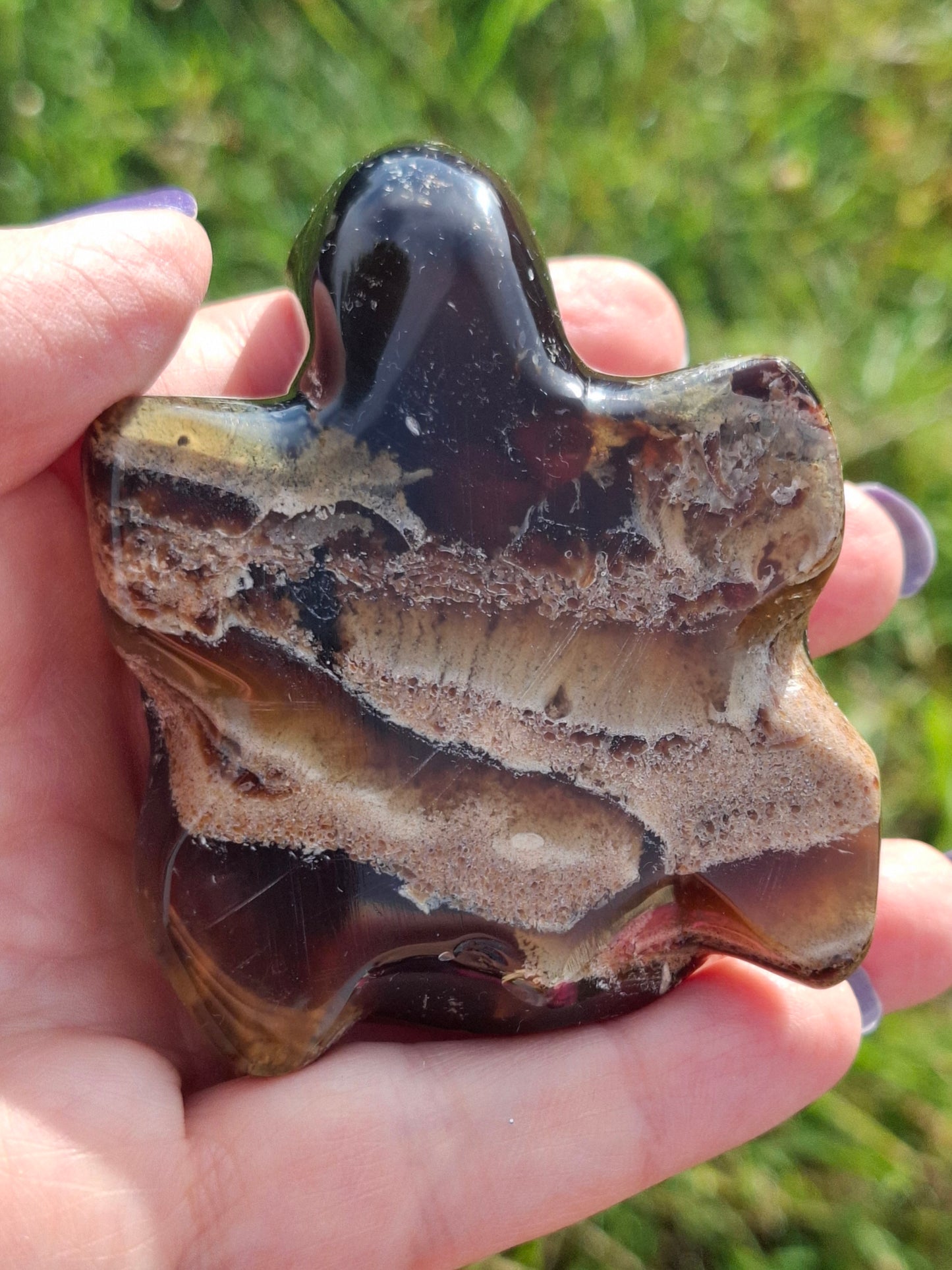 Red Amber Turtle, 56.87g, Carving, Fossil (Ref:TT7)