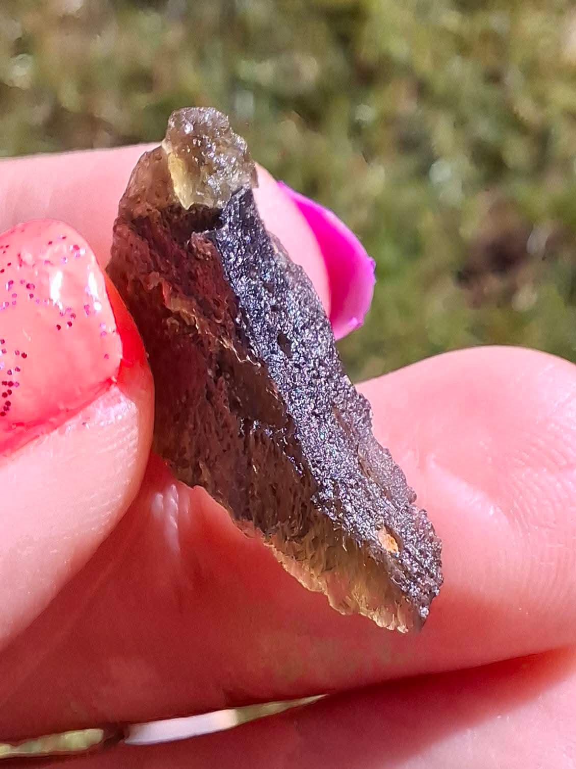 Moldavite Piece, 2.28g, Tektite (Ref: 1301)