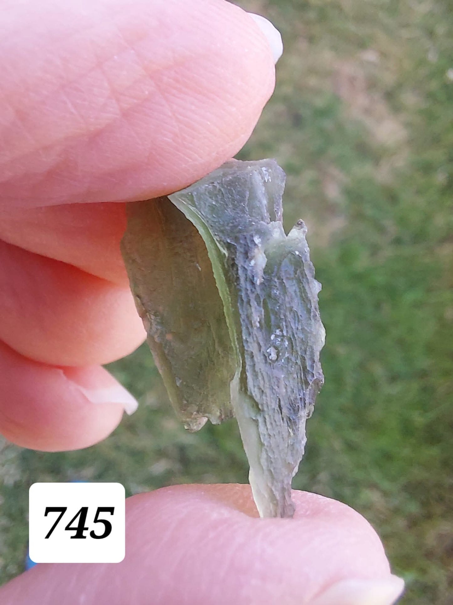 Moldavite Piece, ANGEL CHIME, 2.18g, Tektite (Ref: 745)