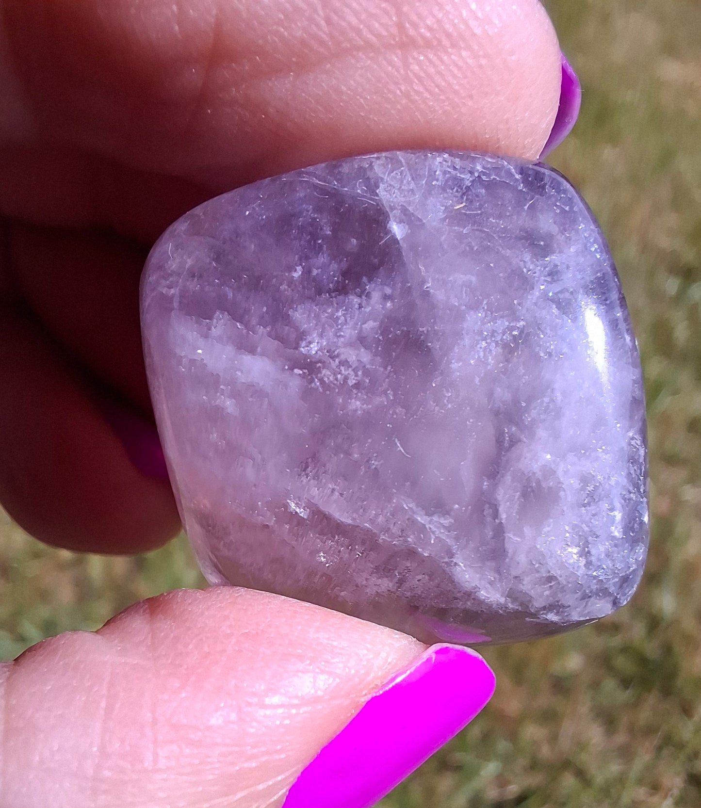Fluorite, Tumble Stone, Crystal (Ref: T58)