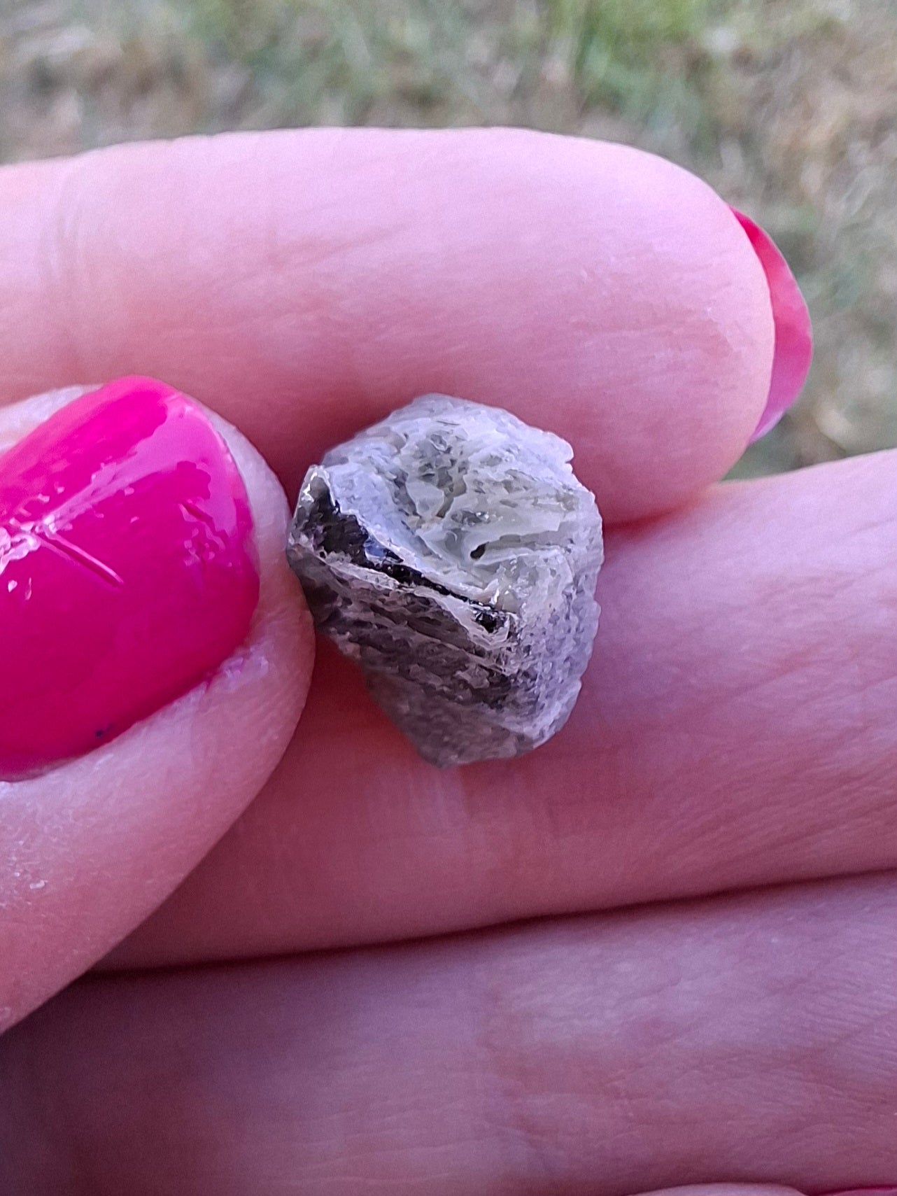 Moldavite Piece, SNOWFLAKE, FROSTED, BRUSNA, 1.05g, Tektite (Ref: 1490)