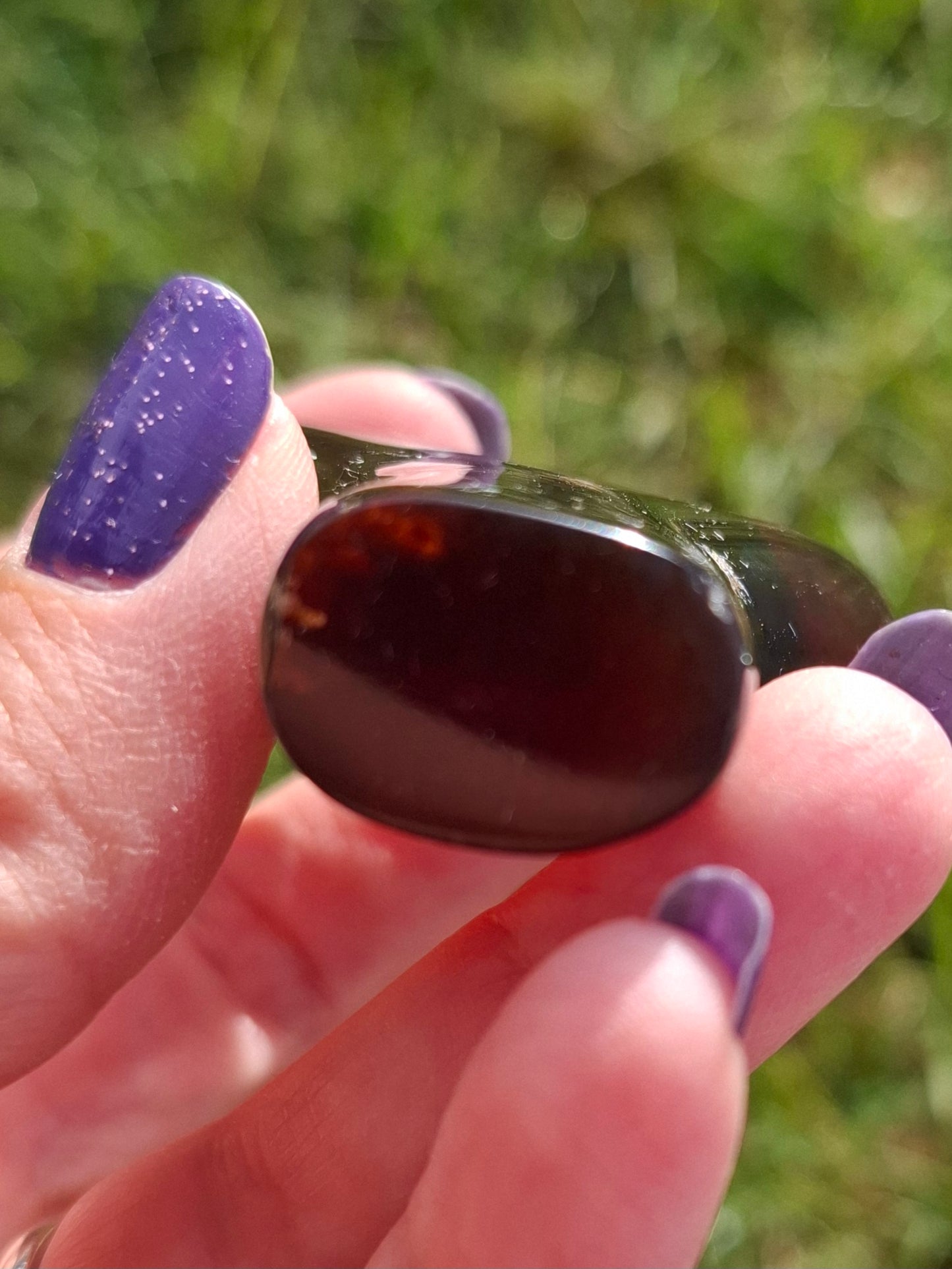 Red Amber Angel, 26.36g, carving, Fossil (Ref: AA1)