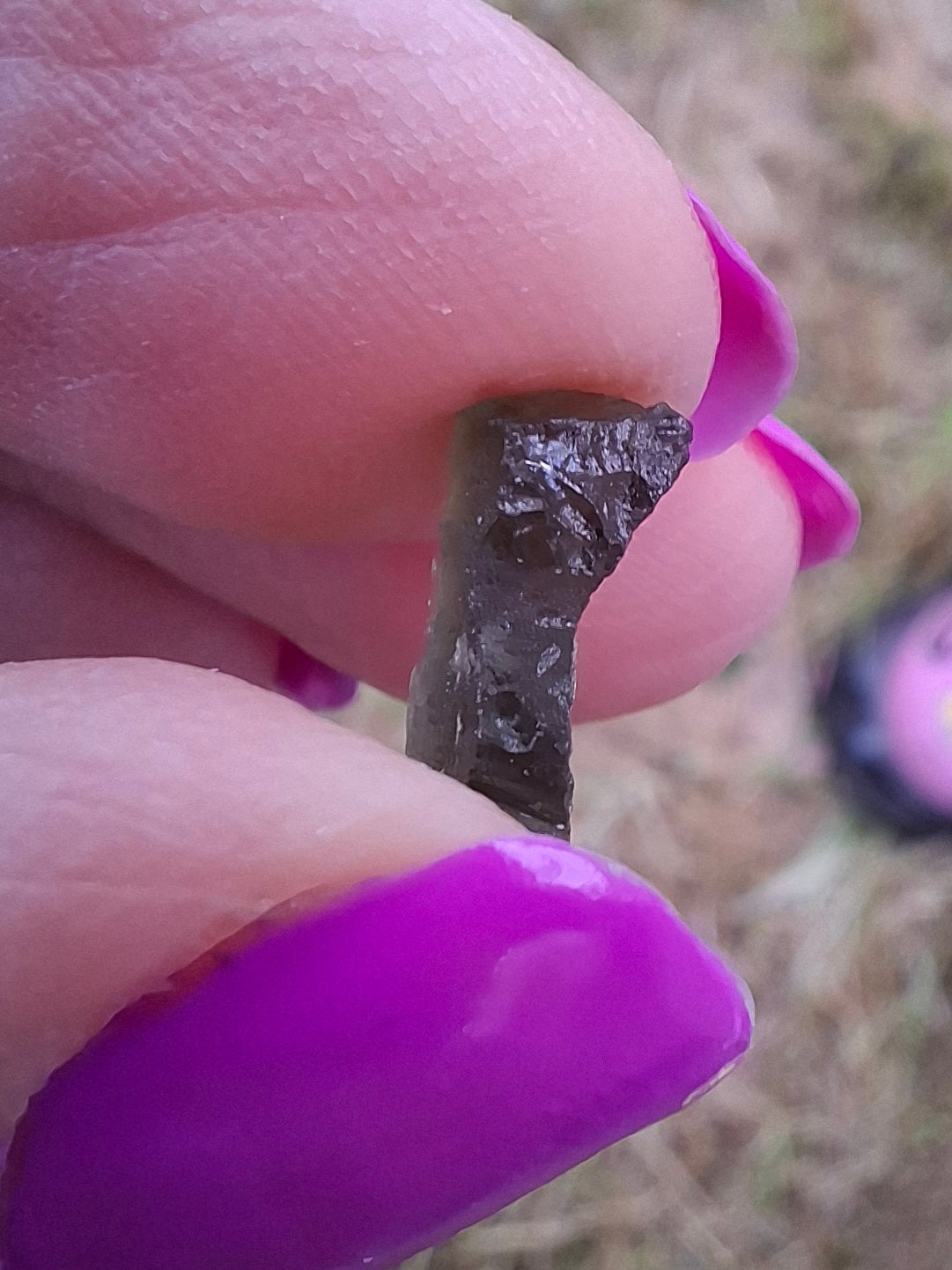 Moldavite small Piece, 0.39g, Tektite (Ref: 1431)