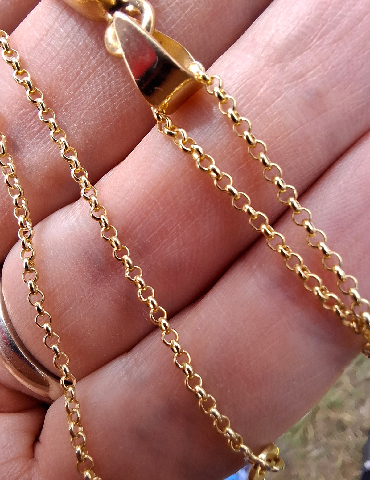 Round Belcher GOLD PLATED, 1.6mm, 18 inch CHAIN (Ref: Chain-2)