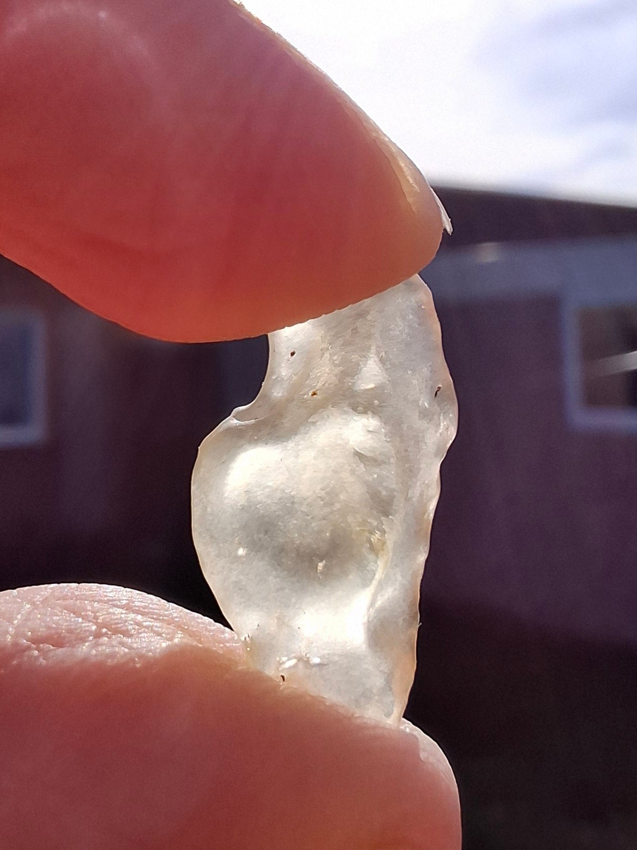Libyan Desert Glass small piece, 1.22g, Tektite (Ref: L1348)