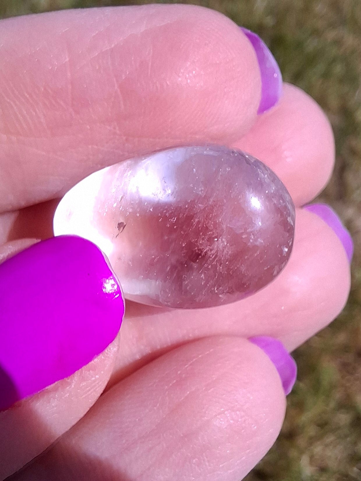 Clear Quartz, Tumble Stone, Crystal (Ref: T30)
