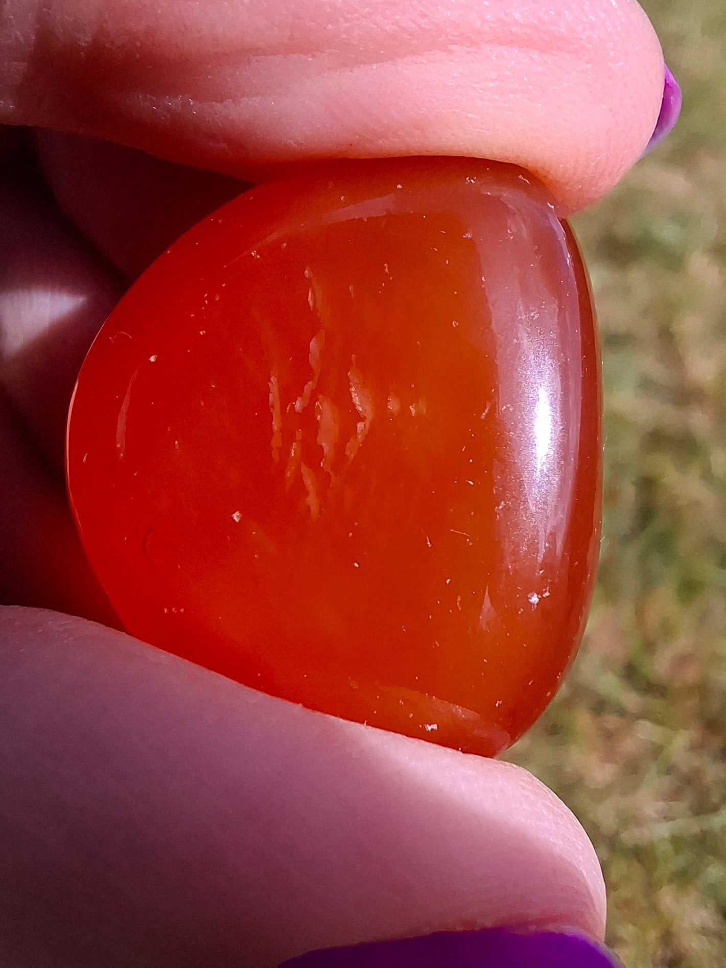 Carnelian, Tumble Stone, Crystal (Ref: T68)