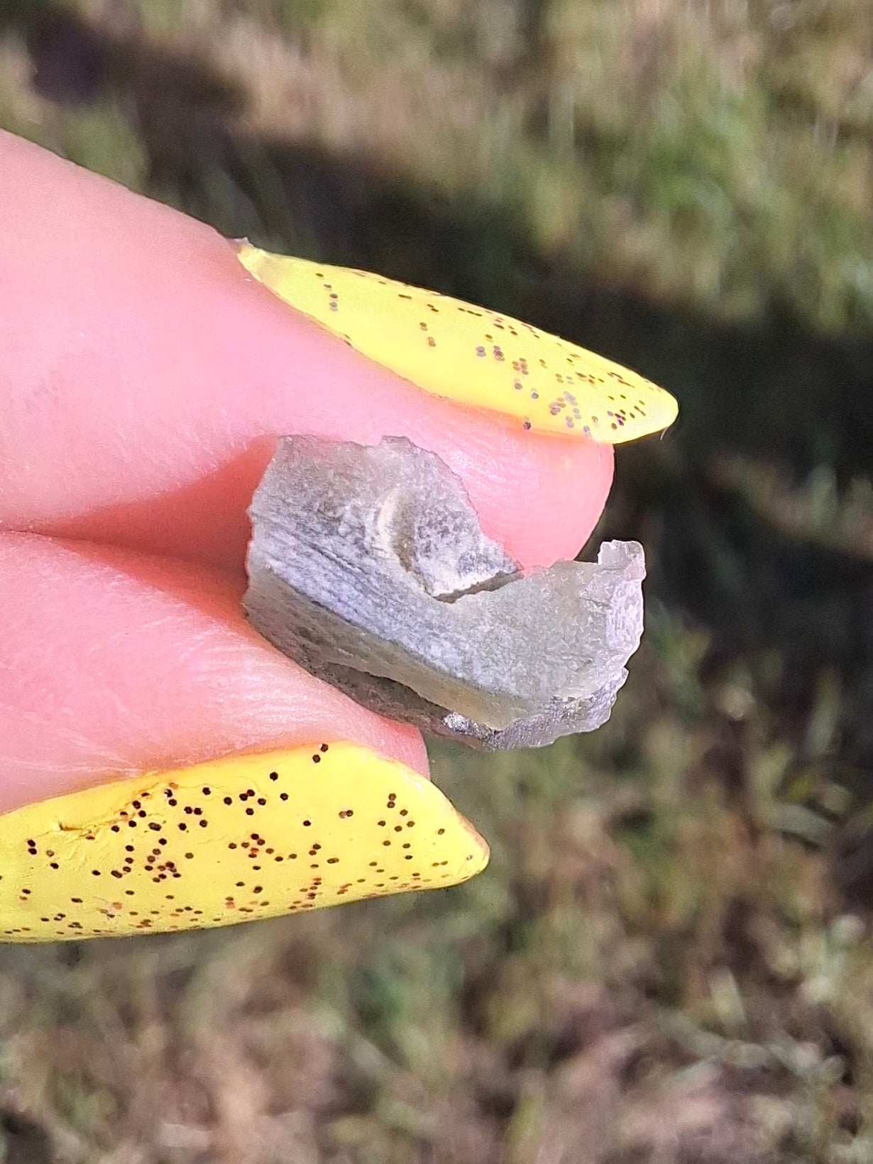 Moldavite Piece, 0.68g, Tektite (Ref: 1481)